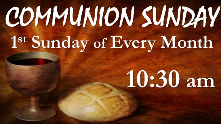 Communion Sunday BLF - 1